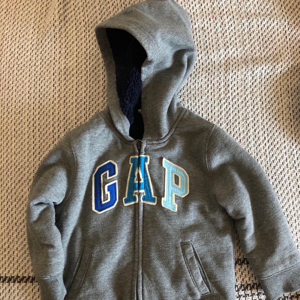 Gap Kids Sherpa lined hoodie